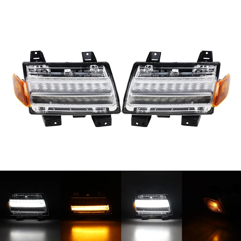 Led Spatbord Licht Richtingaanwijzers Drl Zijmarkeringslichten Voor Jeep Wrangler Jl Sahara Rubicon 2018-2025