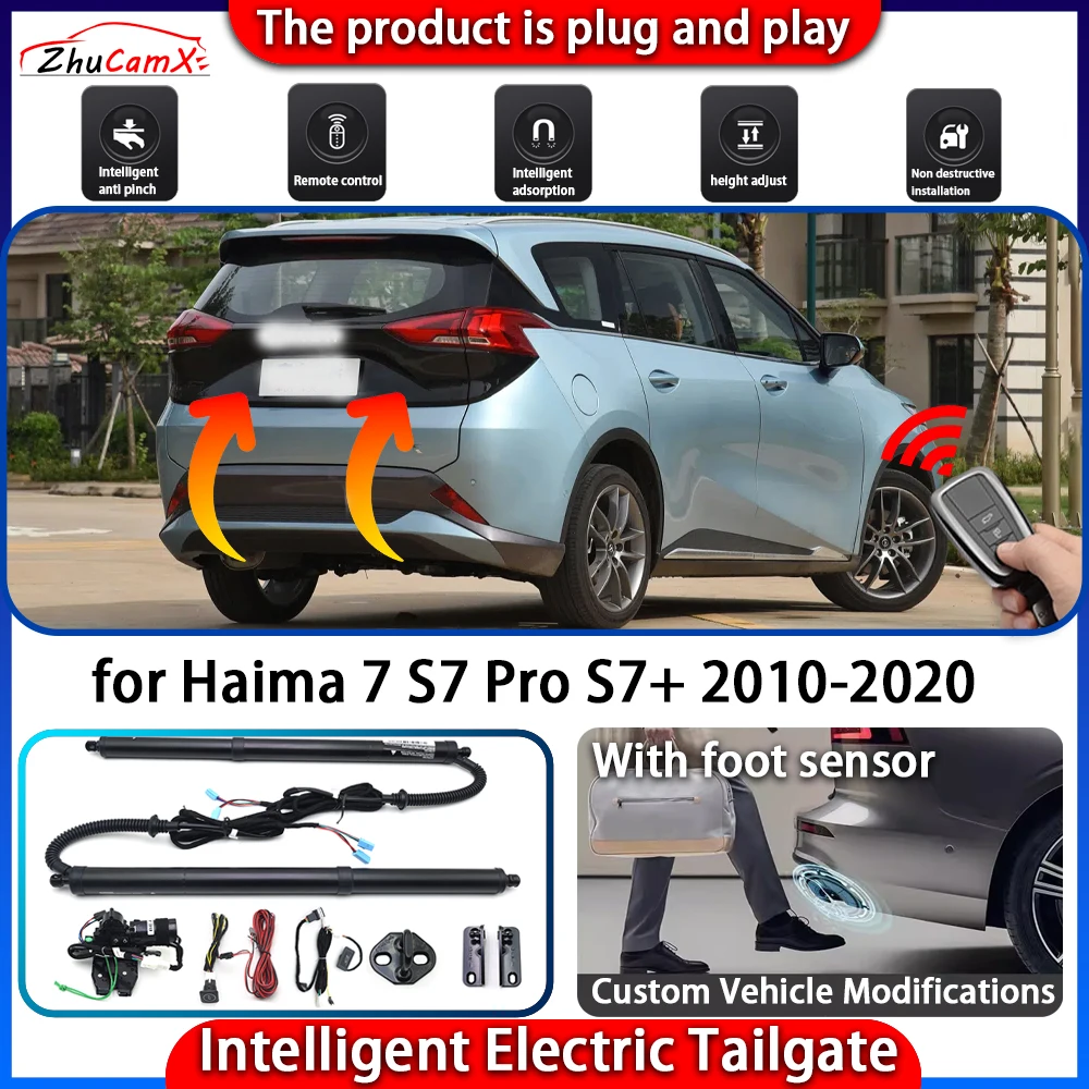 

ZhuCamX Smart Powered Tailgate for Haima 7 S7 Pro S7+ 2010-2020 Automatic Intelligent Electric Trunk Lift Control Kit