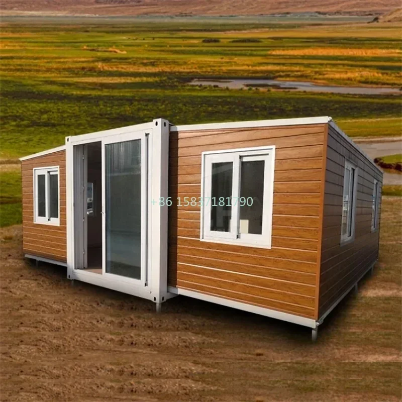Prefab Folding Container House 20ft 40Ft Modular Prefabricated Mobile Tiny Home Customized Design Scalable Container House