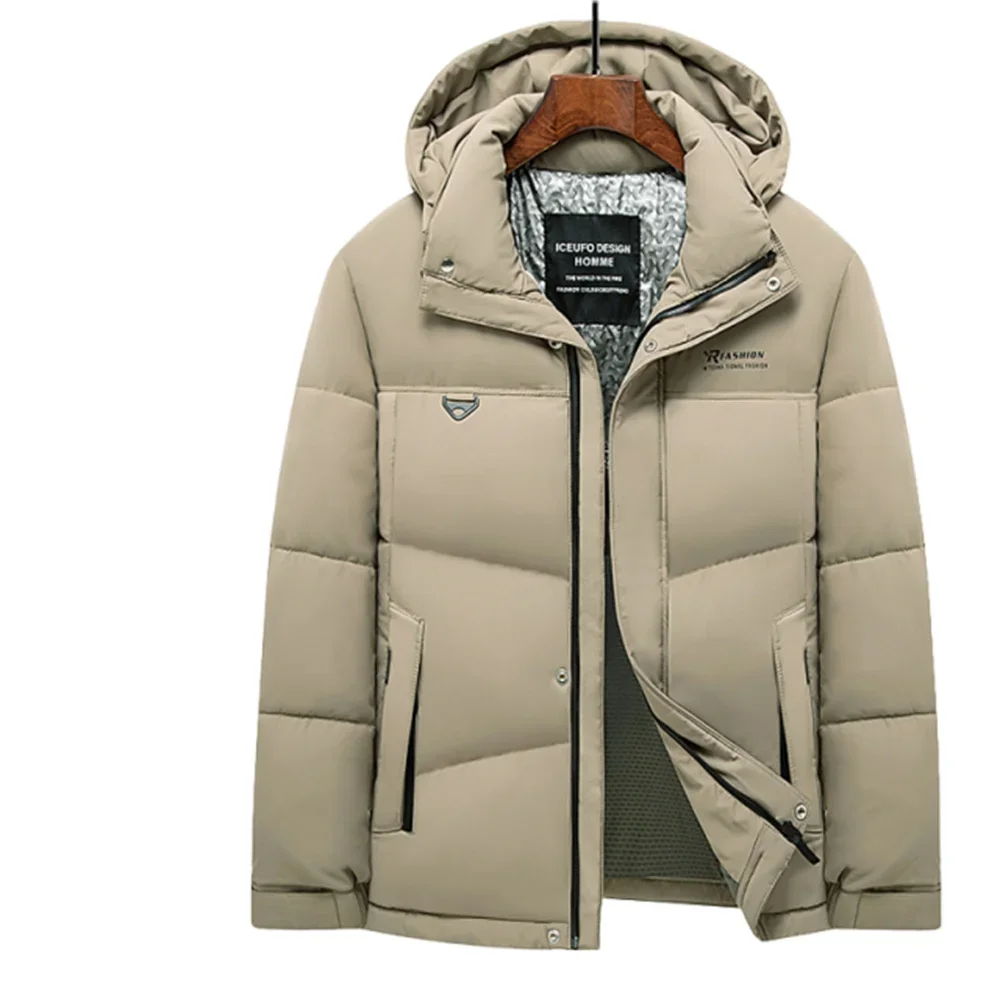 

Winter Cotton-padded Parka Jacket Outdoor Thick Warm Parka Coat Warm Winter Casual Hooded Parkas Graphene Lining Windproof Coats