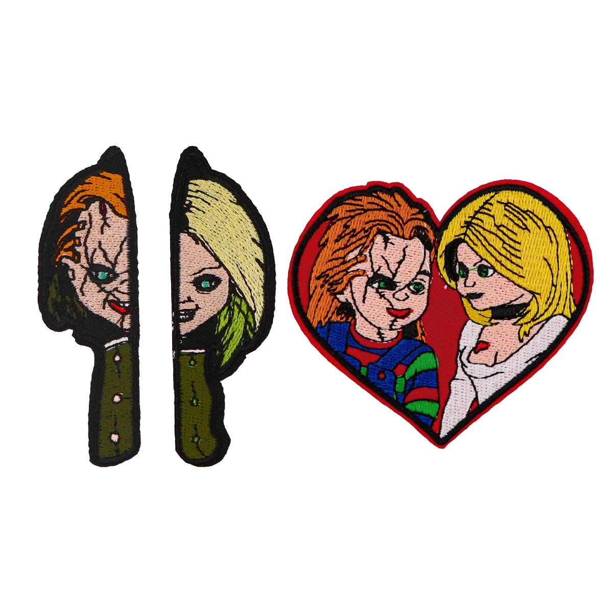 Horror Movie Characters Patch Embroidery Anime Embroidered Logo Garment Accessories Sticker Patches Clothing Gifts for Friends