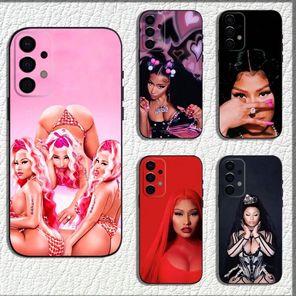 Hot Singer N-Nicki M-Minaj Phone Case For Samsung Galaxy A13,A21s,A22,A31,A32,A52,A53,A71,A80,A91 Soft Black Shell