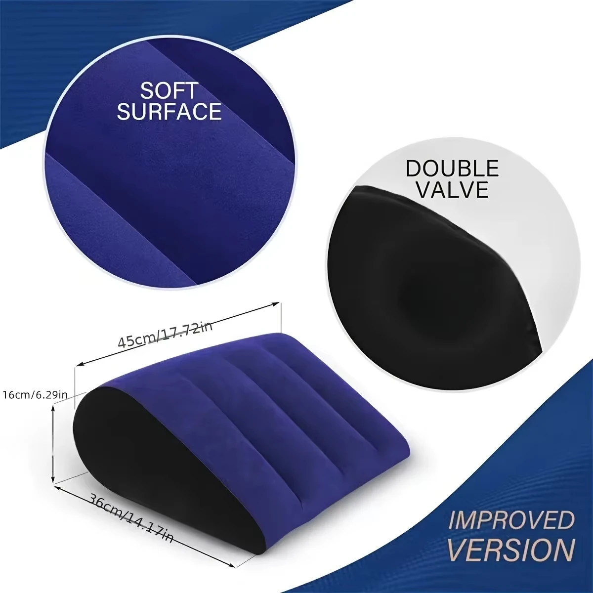 Надувная подушка на танкетке, поддерживающая подушка для любви, складная подушка для дивана из ПВХ, игры для взрослых, секс-игрушки для пар, женщин