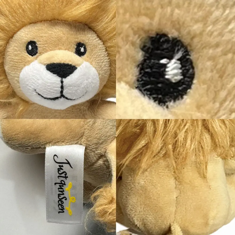 Porte-clés animaux de la forêt, pendentif beurre en peluche, singe, tigre, porte-clés animaux de la forêt, peluche douce