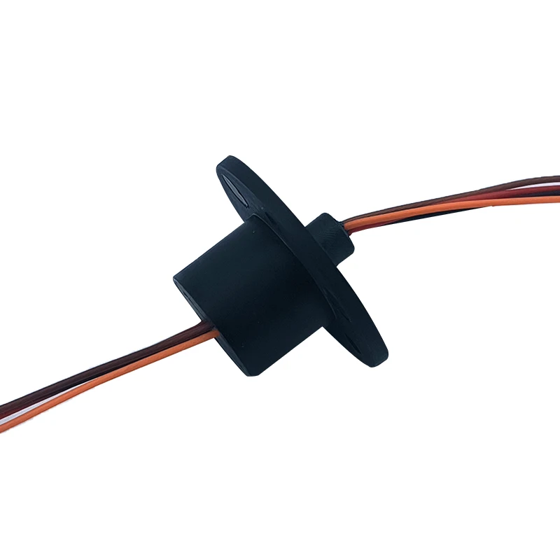 4-channel 2A outer diameter 12.4mm rotating circuit joint cap type circuit slip ring 4-channel low-power motor slip ring