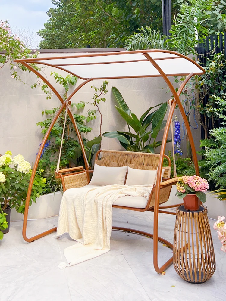 Outdoor swing patio garden rocking chair