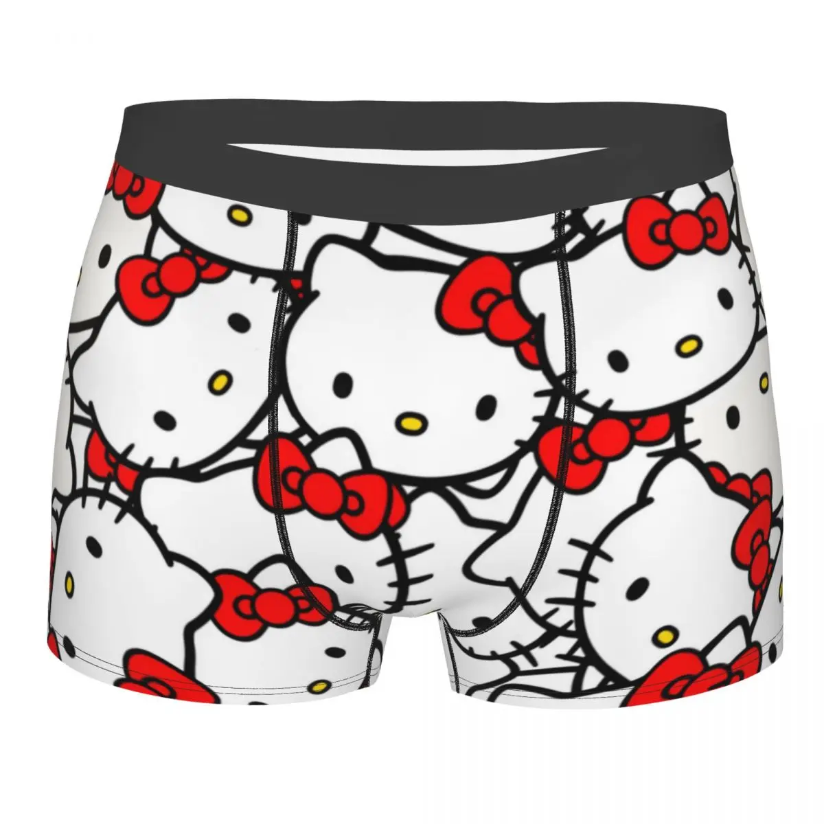 Men\'s Hello Kitty Underwear Sexy Boxer Shorts Panties Homme Breathable Underpants