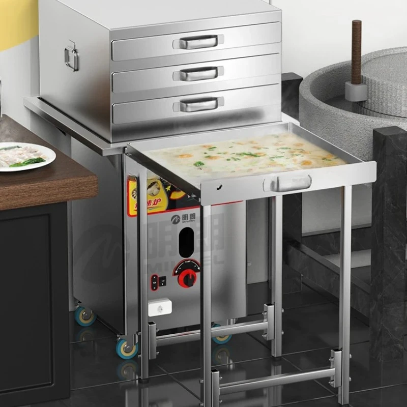 

Steamed Vermicelli Roll Machine Commercial Drawer-Type Gas Stall Stall Multi-Function Pull Steaming Oven