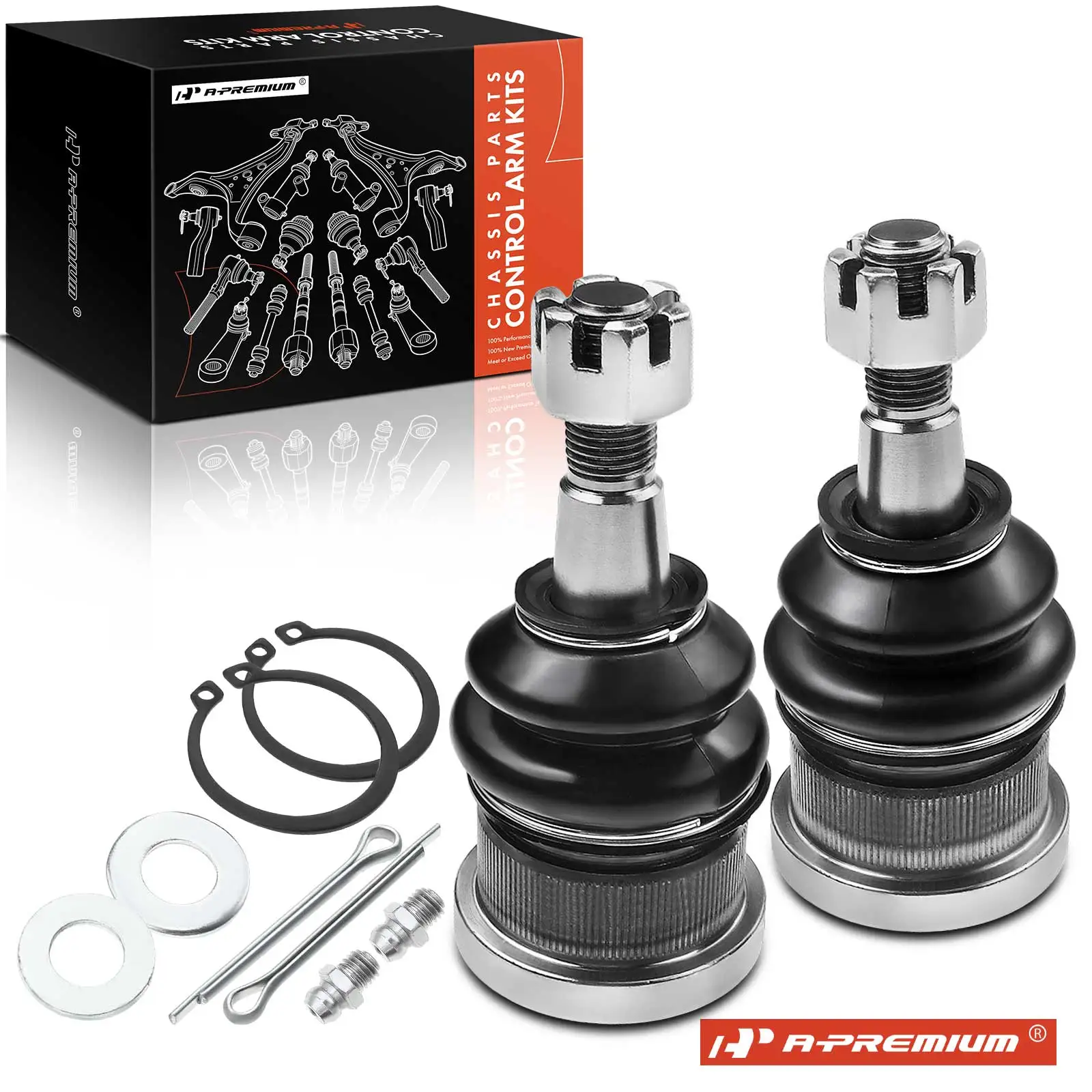 A-Premium 2x Front Lower Ball Joints for Dodge Grand Caravan Caravan 2001-2007 Chrysler Town & Country 2001-2007 Voyager