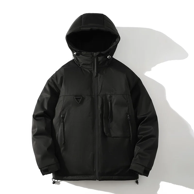 

Fashion Outwear Parkas Men Windbreaker Coats Top Quality Winter Thicken New Brand Designer Casual Jacket Men Warm Cotton Coat