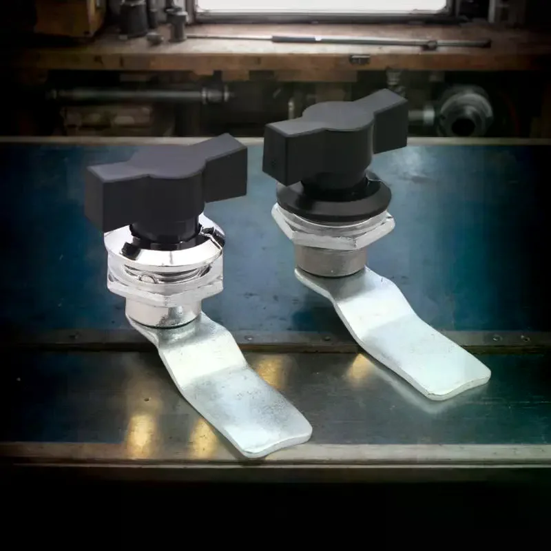 Keyless Cabinet Cam Lock Cylindrical Tongue Lock Garage Distribution Cabinet Door Industrial Lock Handle Lock Tools