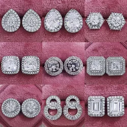 2023 Fashion Trendy Butterfly Silver Color Korean Stud Earring for Women Wedding Cute Gothic Drop Earing Party Gift Wholesale Z5