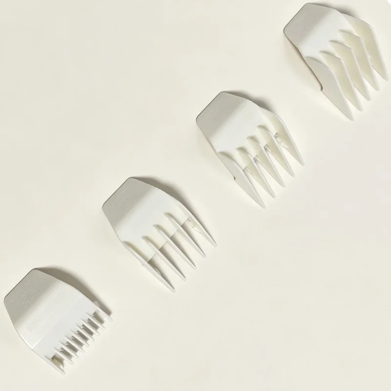 Suitable for Wahl peanut trimmer guide comb, white trimmer guide sleeve, professional peanut protection four-piece set
