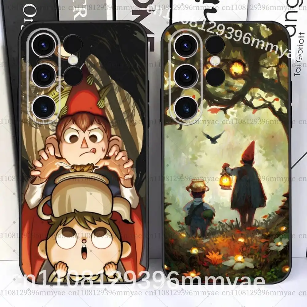 O-Over The Garden Wall Phone Case For Samsung S26,S25,S24,Ultra,S20,S30,Plus,S22,S23,Ultra,Plus,5G Soft Black