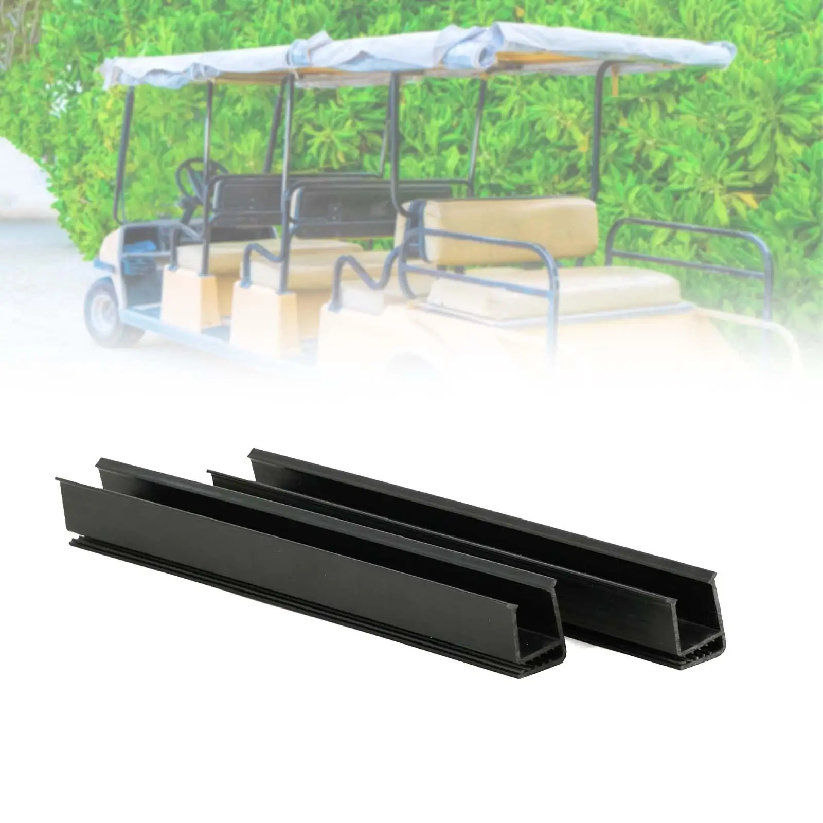 2Pcs Golf Cart Windshield Sash Clips Window Sash Holder 1021630-01 320mm Black