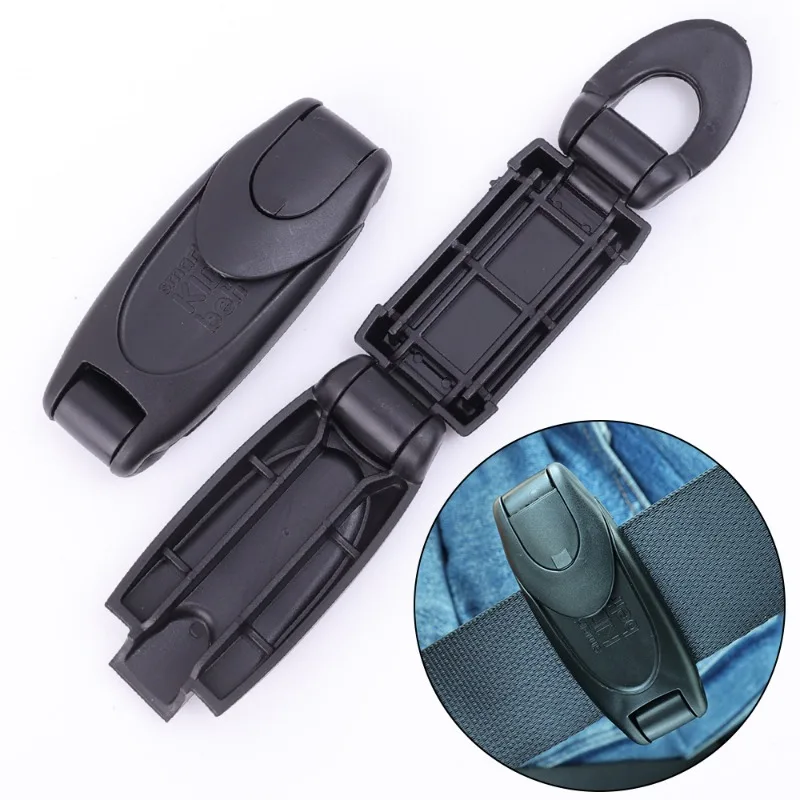 1/2PCS Car Safety Seat Belt Buckle Clip Seatbelt Stopper Adjuster Clip To Relax Shoulder Neck Car Strap Clips Car Accessories