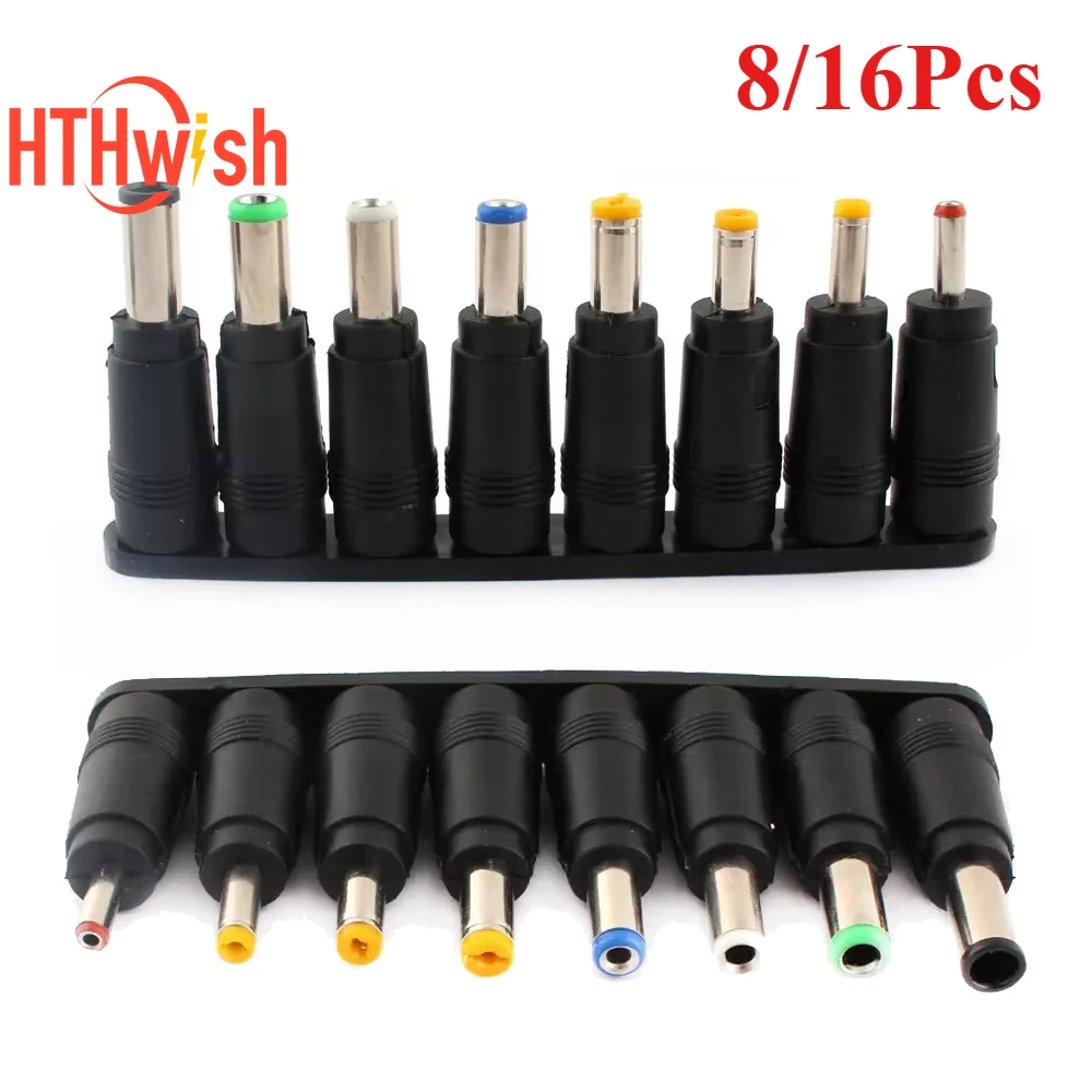 DC Connectors female Plug Kit DC Power Adapter Connector,TO 6.3 6.0 5.5 4.8 4.0 3.5mm 2.5 2.1 1.7 1.35mm Male Power Adaptor