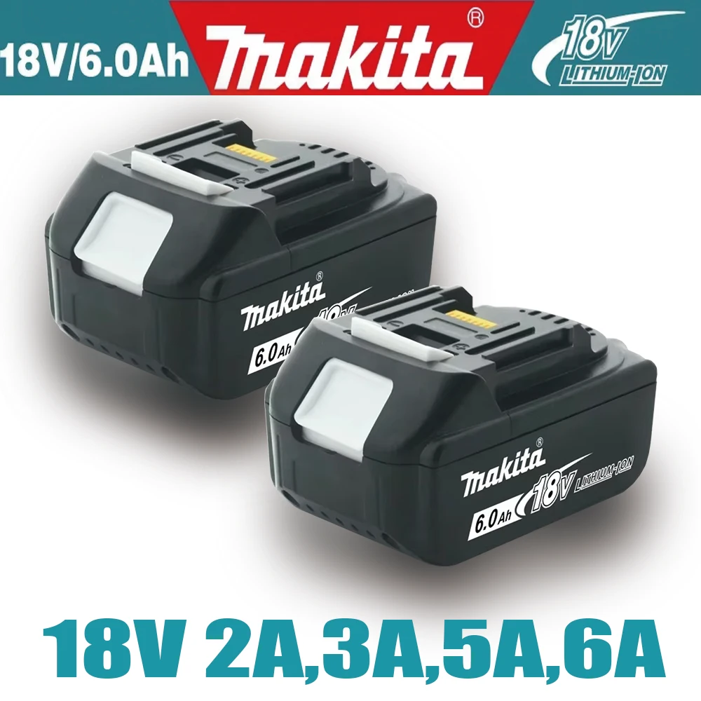 

NEW Original Makita 18V 6.0Ah Rechargeable Battery 18650 Li-ion Cell Suitable For Makita Power Tool BL1860 BL1830 BL1850 LXT400