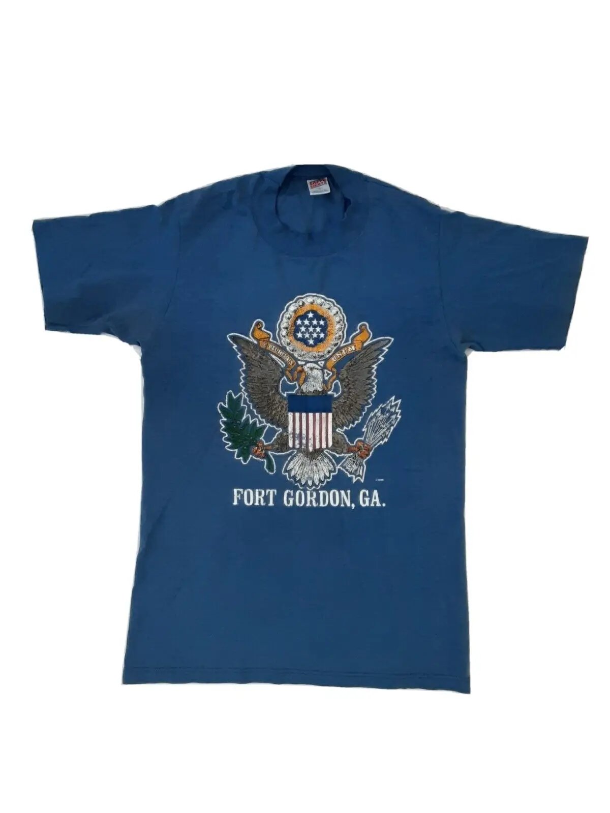 Мужская Винтажная футболка с коротким рукавом, средней длины