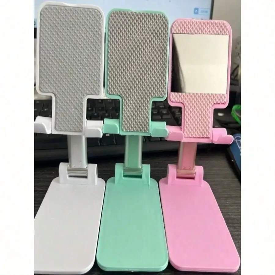 

1pc,Sturdy Universal Phone & Tablet Stand, Multi-Functional Desktop Holder - Foldable, Height-Adjustable, 360° Rotatable