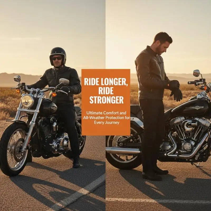 Air Cushion Motorcycle Seat Pad 3D Ergonomic Shock Absorption Extra Thick Soft Support for Long Rides
