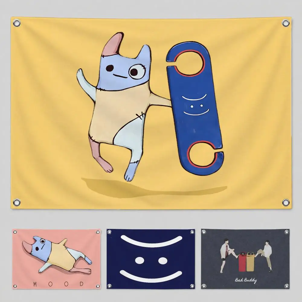 TV Series Bad Buddy Flags Home Yard & Garden Decor Banner - Indoor Outdoor Wall Hanging Flag