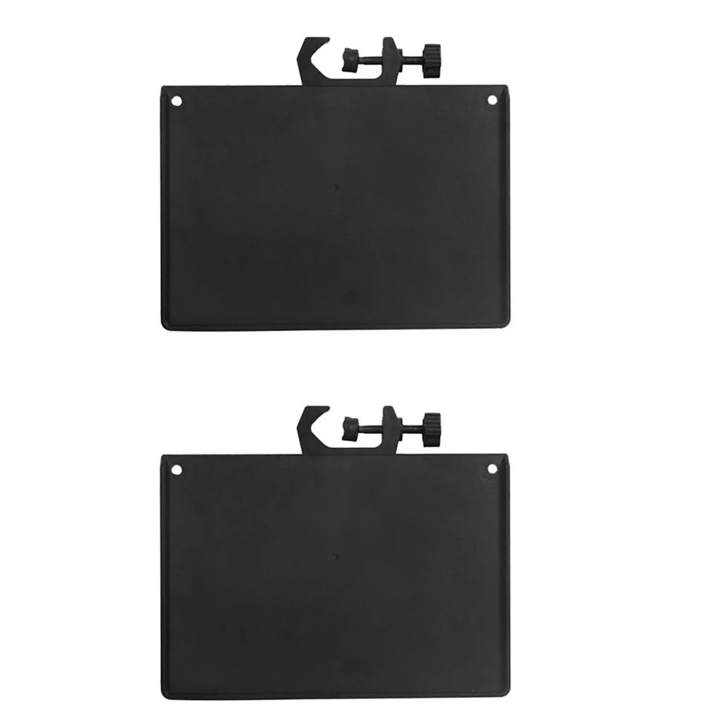 

2pcs Phone Accessories Mic Sound Card Tray High Edge Storage Rack For Microphone Stand Shelf Reusable Durable