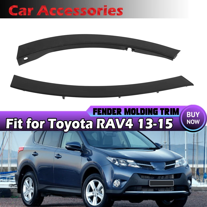 For Toyota RAV4 Car Front Bumper End Wheel Fender Molding Trim 52112-0R040 52113-0R040 52112-0R060 52113-0R060 Exterior