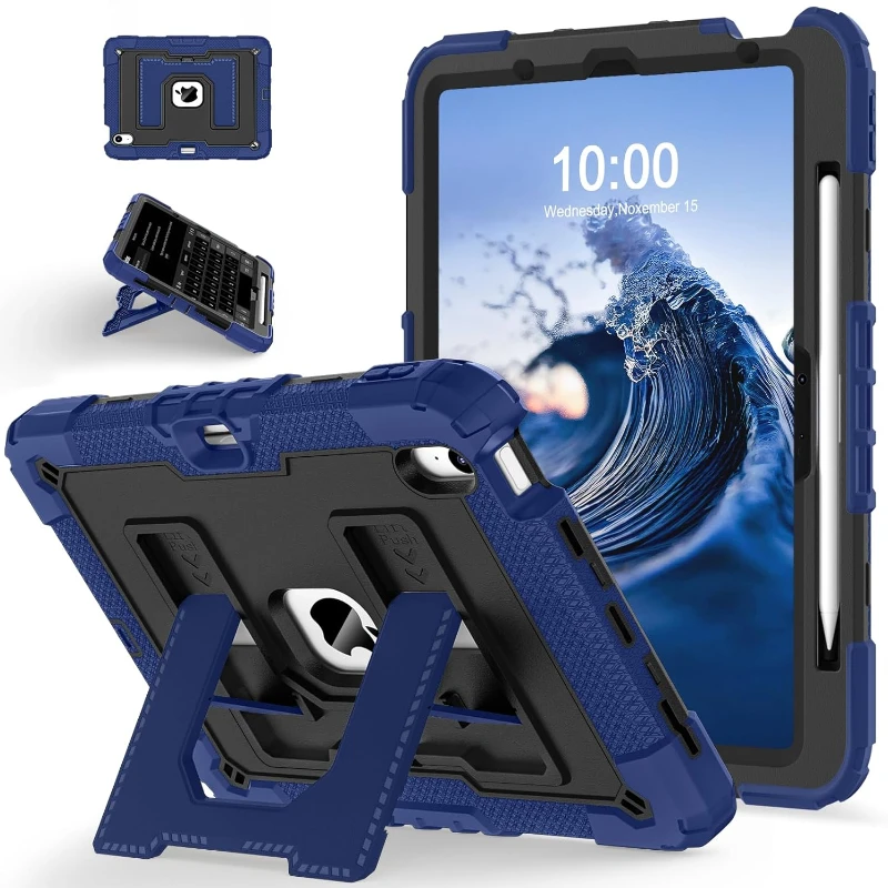 Heavy Duty Shockproof Case for iPad Air 11-inch M3/M2(2025/2024) Air 5/4th 10.9-inch(2022/2020)Kids Friendly Cover Mini 6 7 Case