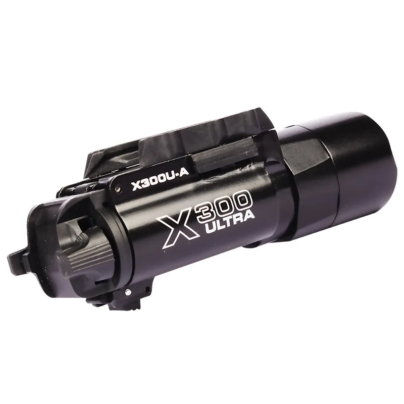 Ultra Bright 500Lumen X300U Style Flashlight Rail Mount for Handgun Airsoft Helmet Strobe Torch
