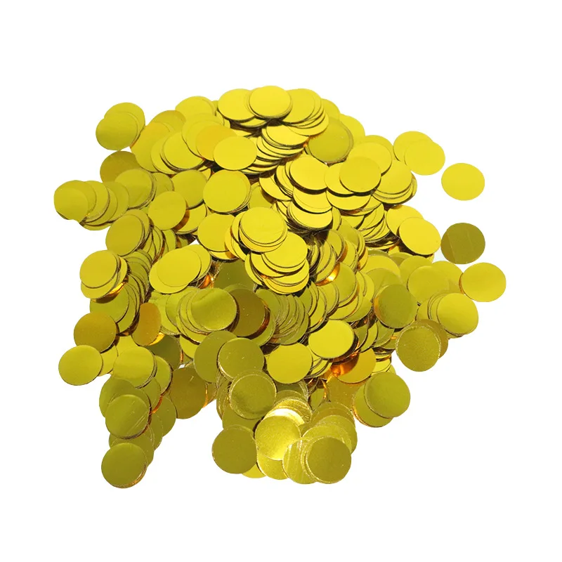 1.5cm Round Confetti for Party Decorations Gold Green Red Pink Confetti Engagement Wedding Birthday Decor Balloon Paper Scraps