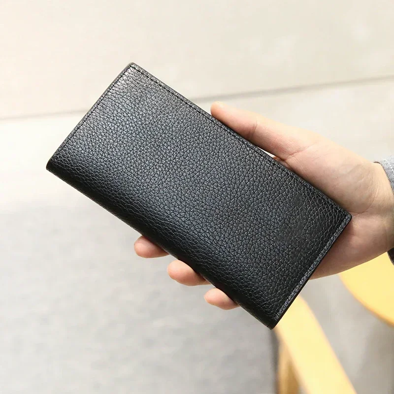 

Light Luxury Pu Multiple Pockets Long Wallet 2024 Best-selling Solid Package Cover Type New Wallets Holders Women's Bags