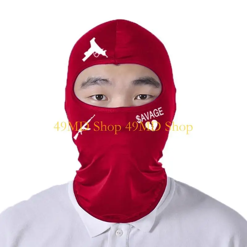 49MD Men Winter Neck Warmer Hat Warm Cycling Hat Getaway Headwear Scarf