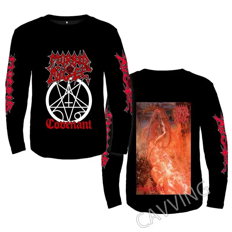 

New Fashion Printed Morbid Angel Crewneck Sweatshirt Gothic Top Harajuku Cotton Unisex Clothing Men Clothing CC1