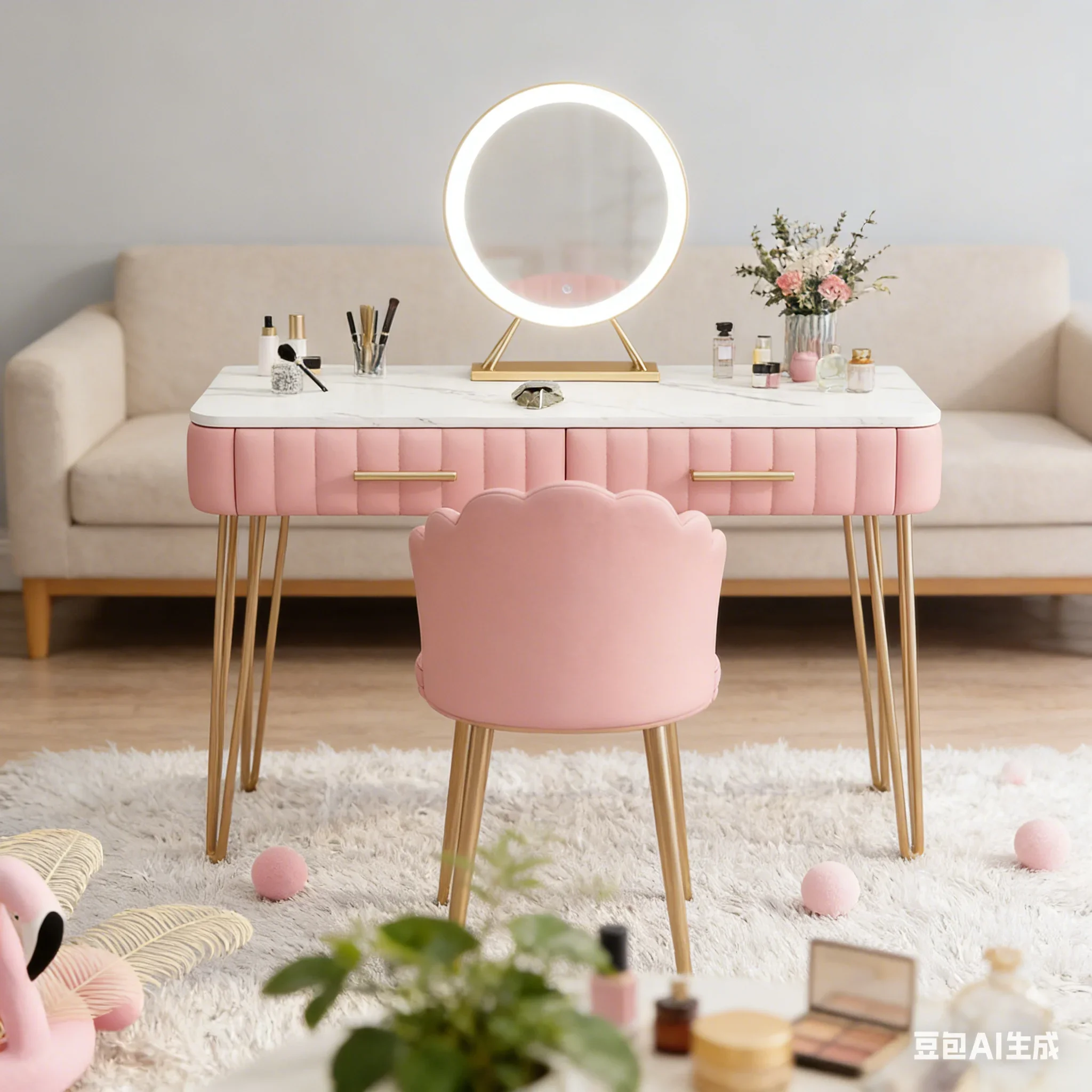 aoliviya-2025-new-model-light-luxury-dressing-table-with-modern-simple-high-end-imitation-marble-makeup-for-bedroom-small-apartm