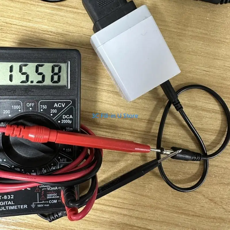 G8TA DC5.5x2.1mm to TypeC Input Cable for WiFi Router Speaker LED Light 9V 12V 15V20V