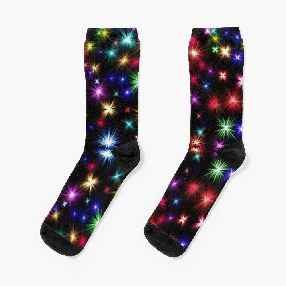 

led stars Socks hockey Antiskid soccer Socks Girl Men's