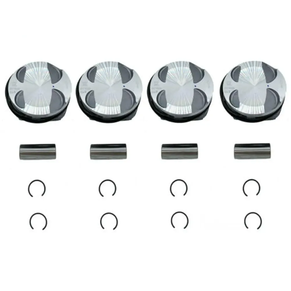 11257589348 4pcs N12 N16 Engine Piston & Ring Kit 77mm Std Set Fit Mini R55 R56 R57 R58 R60 Cooper Countryman Paceman 2006-2016