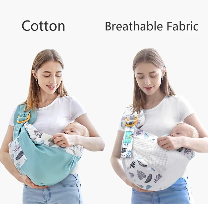 Baby Carries Cotton Wrap Sling Carrier Newborn Safety Ring Kerchief Baby Carrier Comfortable Infant Kangaroo Bag