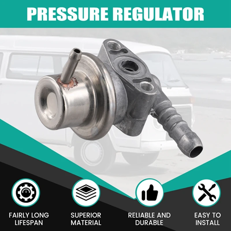 1HM133035A Fuel Pressure Regulator For Volkswagen Combi 1993-2000 Derby 1995-2005 Golf 1993-1998 Jetta 1993-1999