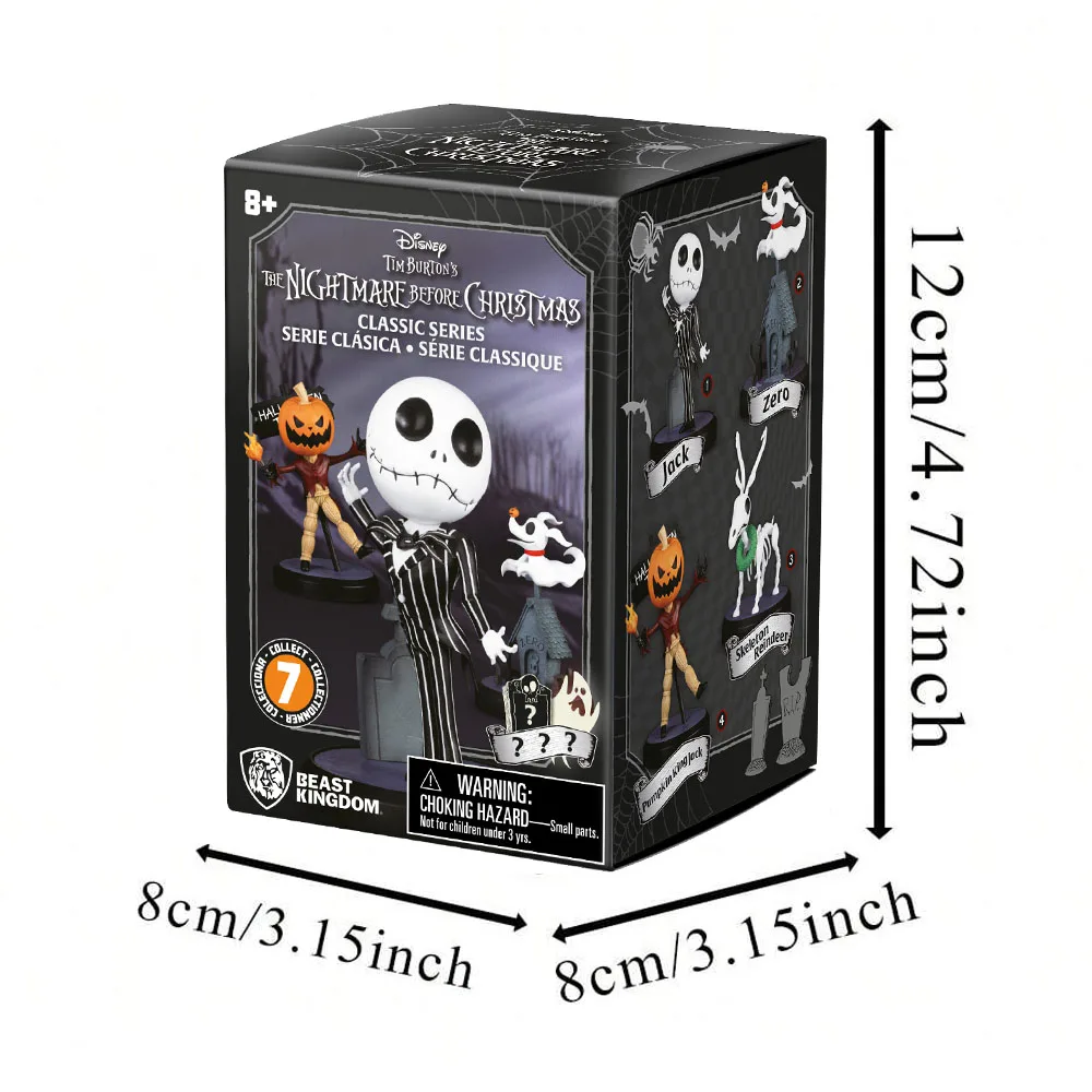 1 ชิ้น ของแท้ลิขสิทธิ์ดิสนีย์ กล่องสุ่ม The Nightmare Before Christmas ตัวละครแจ็ค ซีโร่ อูกี้ บูกี้ สำหรับงานปาร์ตี้ วันเกิด คริสต์มาส