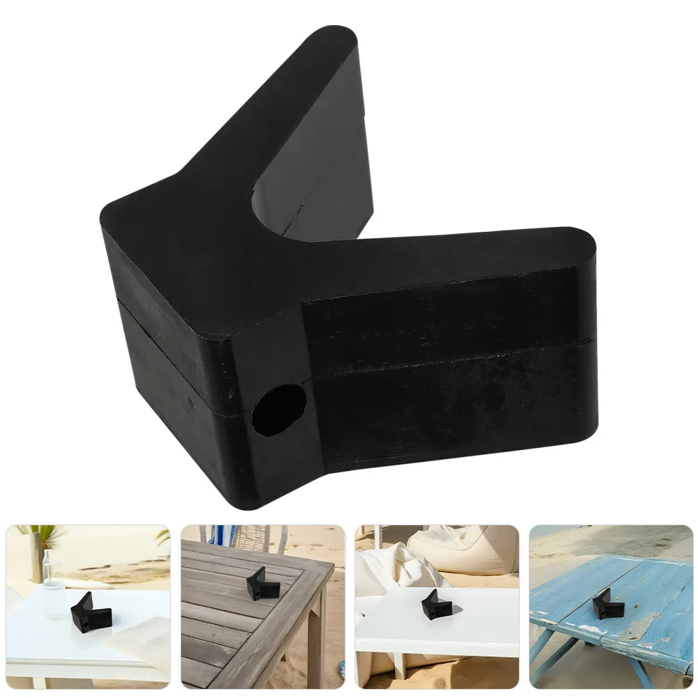 2Pcs Marine Trailer Bow Stop Block V-Shape Rubber Boat Trailer Accessory Protects Bow Reduces Wear for Dock Marina Use