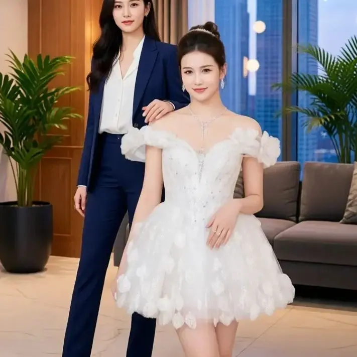 

Румяно-розовые мини-платья с пайетками, вечернее платье с глубоким v-образным вырезом, горячая распродажа, лето 2026, изготовленное на заказ Mde Ever Pretty, платье больших размеров