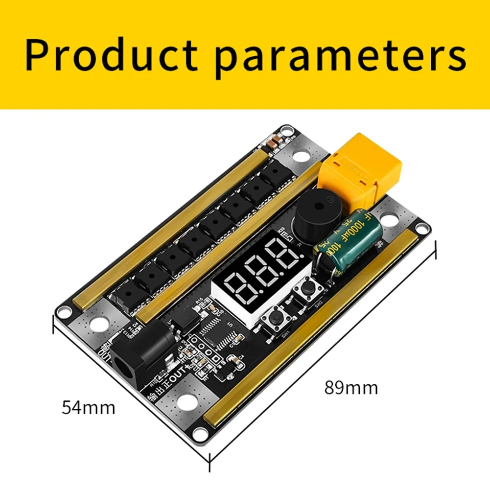 GX591 batteria al litio saldatrice a punti saldatrice a punti scheda di controllo 99 ingranaggi saldatore per foglio di nichel 0.1-0.2mm per