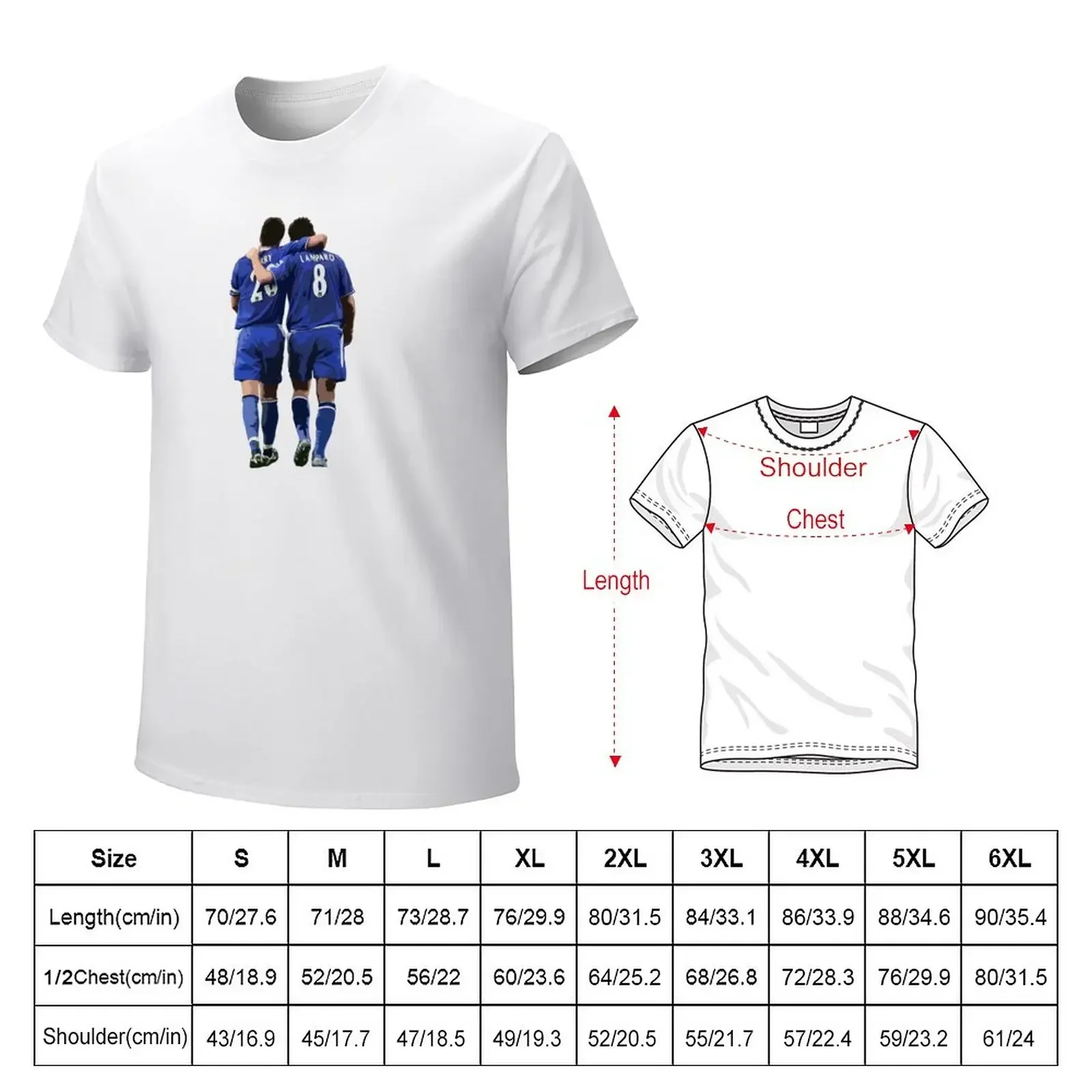 Terry and Lampard Artwork T-Shirt Short sleeve tee boys whites quick-drying mens clothing