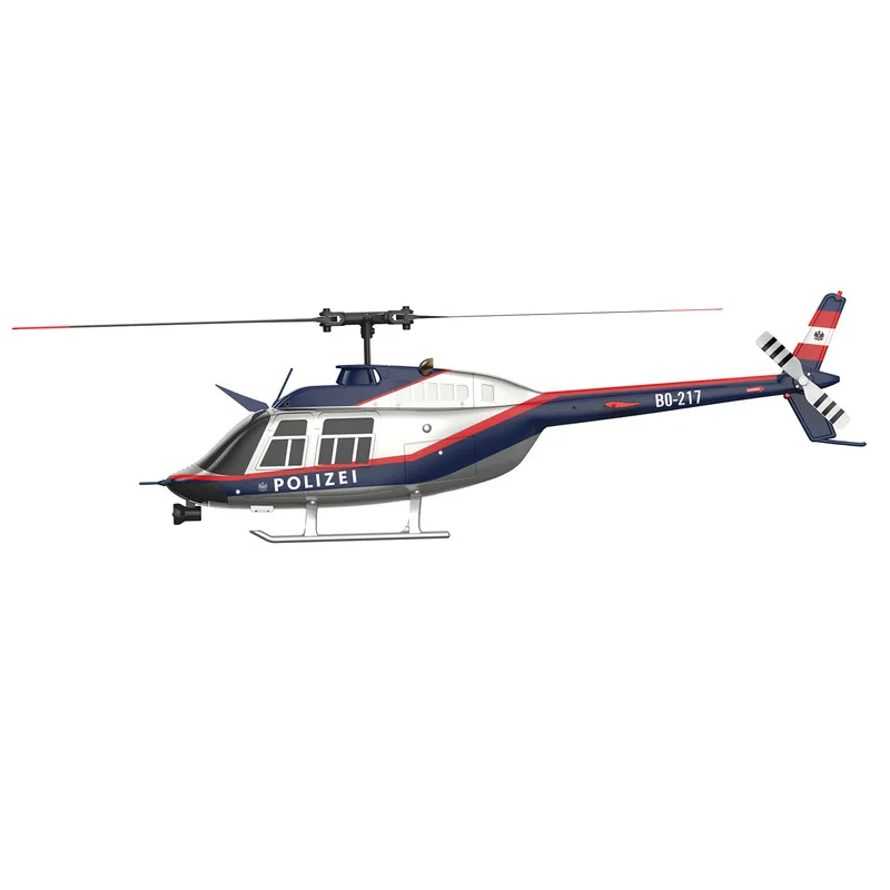 RC ERA C138 Remote Control Helicopter Bell 206 Police Painting Optical Flow Positioning Rc Drone For Adult Outdoor Flying Hobby