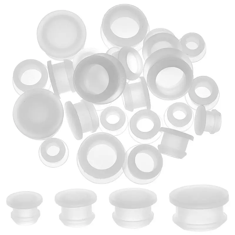 24Pcs 4 Sizes Silic… - image