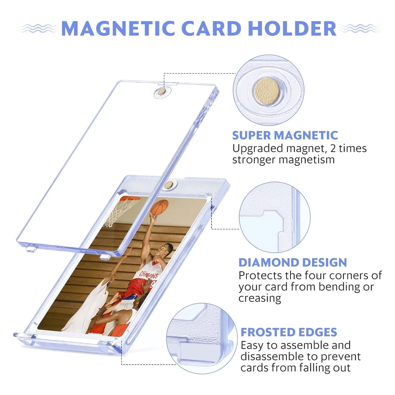 30ct Magnetic Card Holders 35p - Board Game Zoo ulasan dan harga