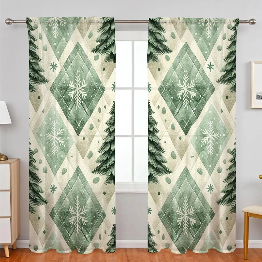 قطعتان من ستائر عيد الميلاد، ب - مراجعة Curtain Rods وسعره