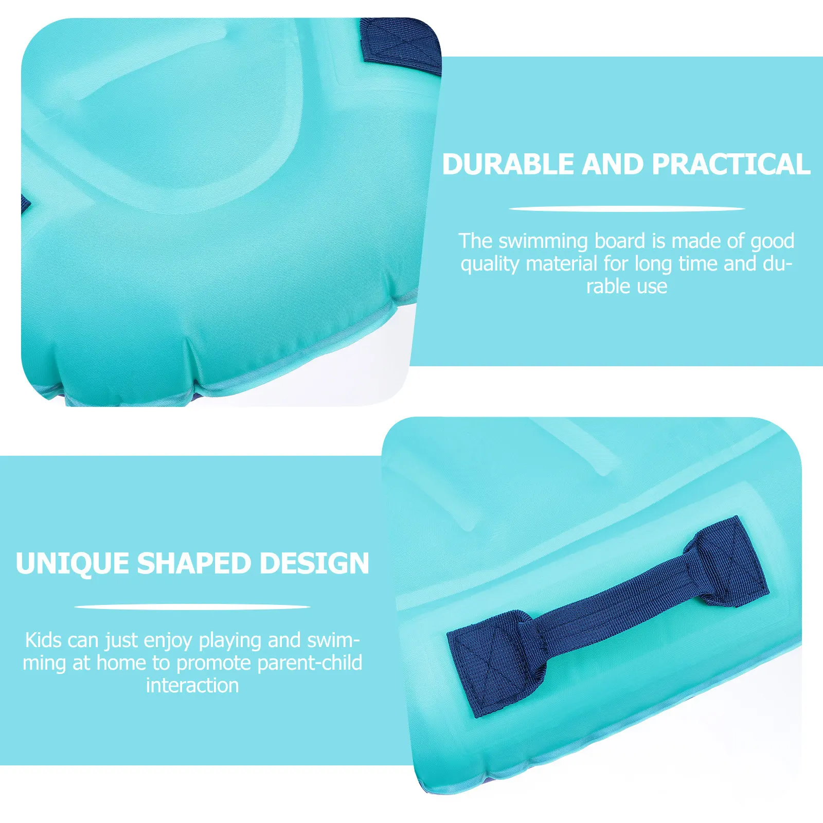 

Inflatable Swimming Board for Kids with Unique Design Lightweight Floating Surf Mat for Pool Outdoor Summer Fun Training